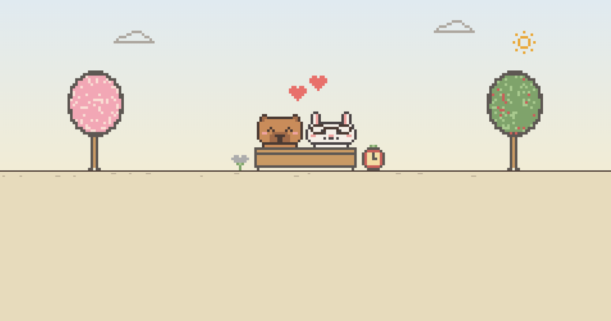 I made a tiny pixel buddy to keep me company while I focus (iOS beta)